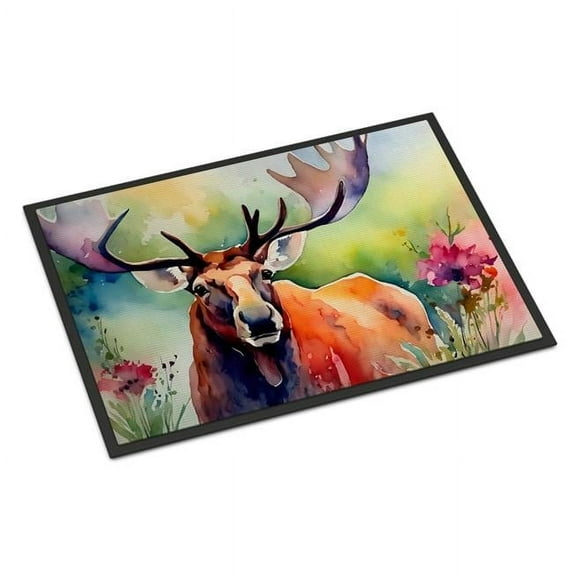 Moose Doormat 36 in x 24 in