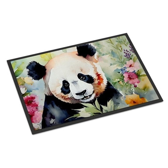 Carolines Treasures DAC2969JMAT 0.15 x 24 x 36 in. Panda Rectangle Doormat