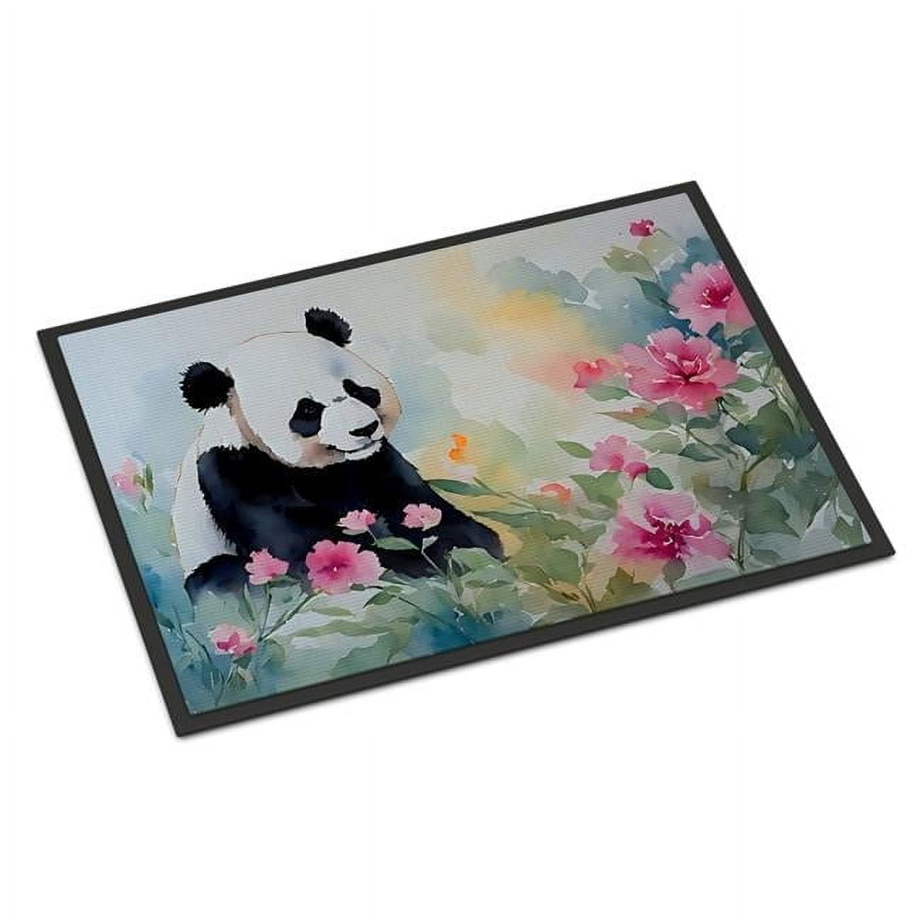 Carolines Treasures DAC2972MAT 0.15 x 18 x 27 in. Panda Doormat