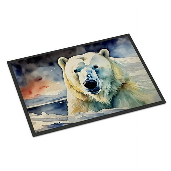 Carolines Treasures DAC2977JMAT 0.15 x 24 x 36 in. Polar Bear Rectangle Doormat