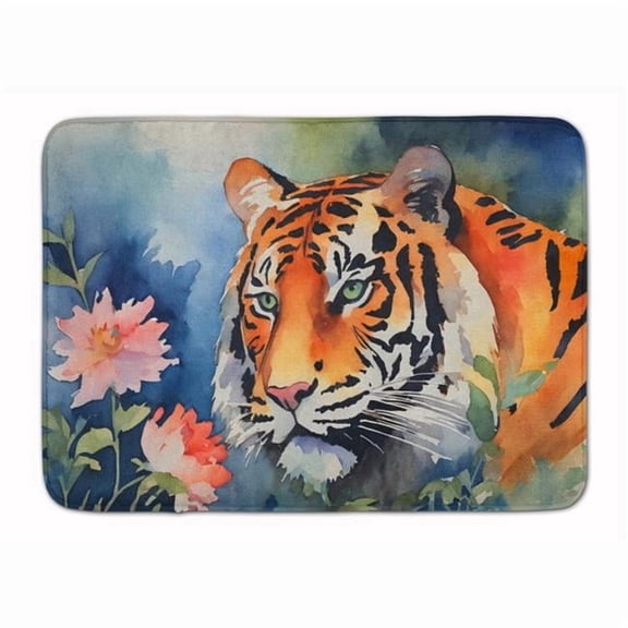 Carolines Treasures DAC2993RUG 19 x 27 in. Tiger Memory Foam Kitchen Mat