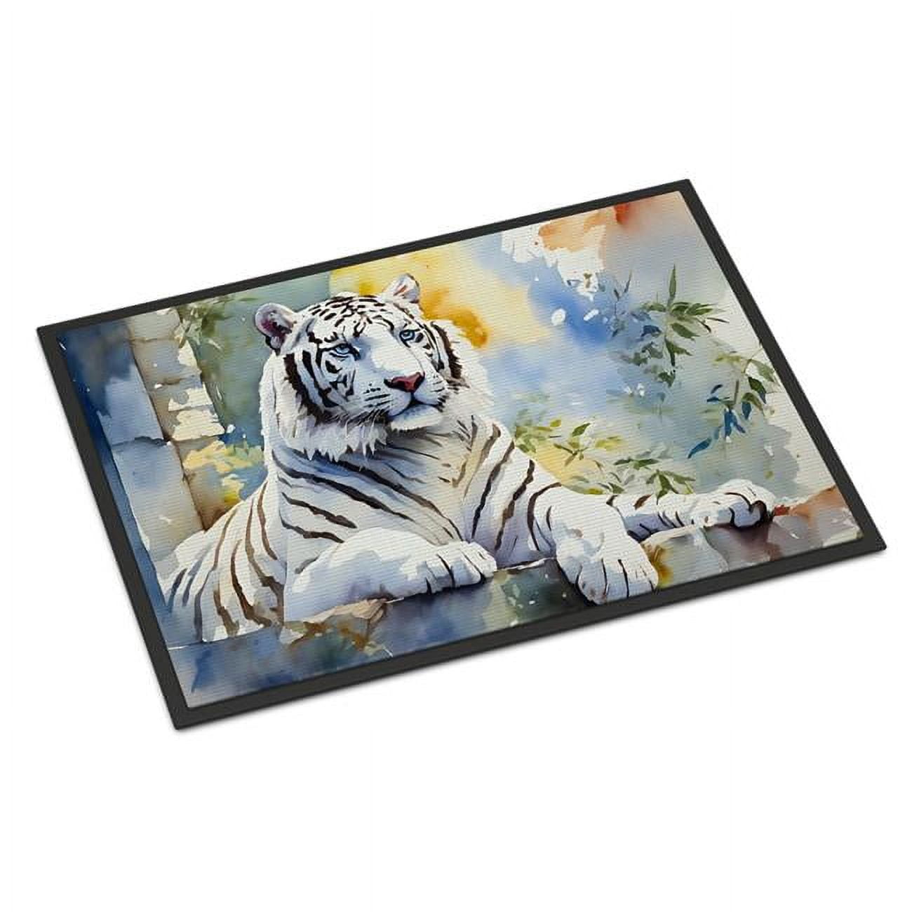 Carolines Treasures DAC3000MAT 0.15 x 18 x 27 in. White Tiger Doormat
