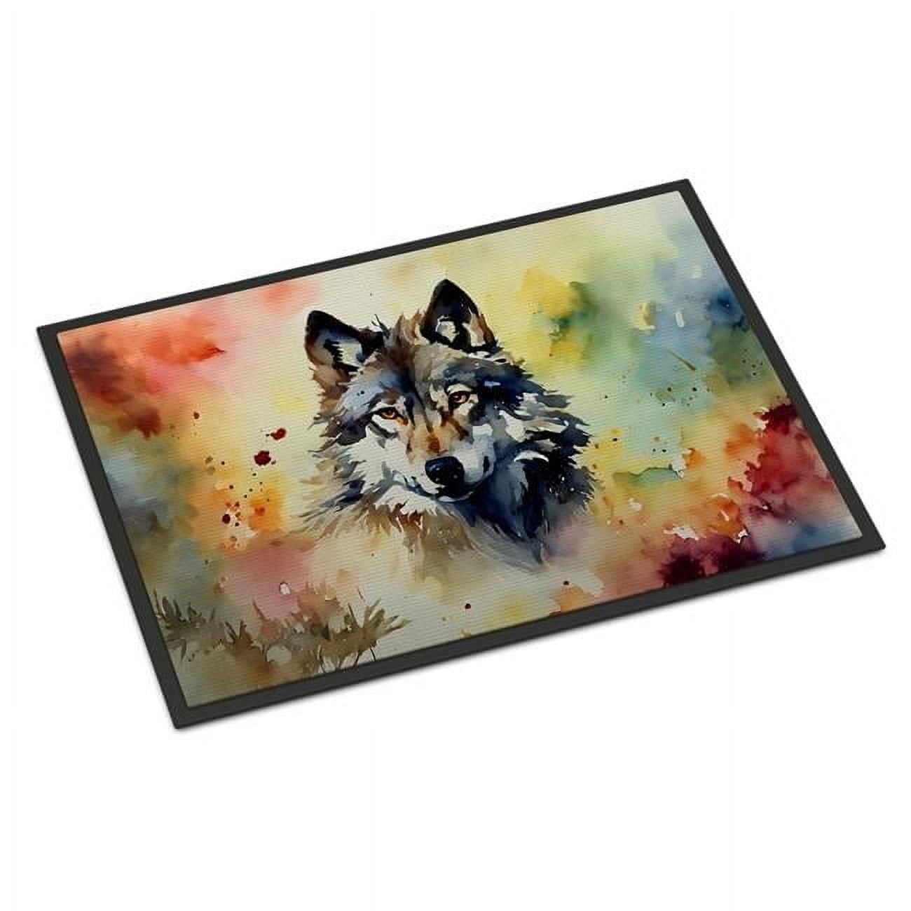 Carolines Treasures DAC3004MAT 0.15 x 18 x 27 in. Wolves Wolf Doormat
