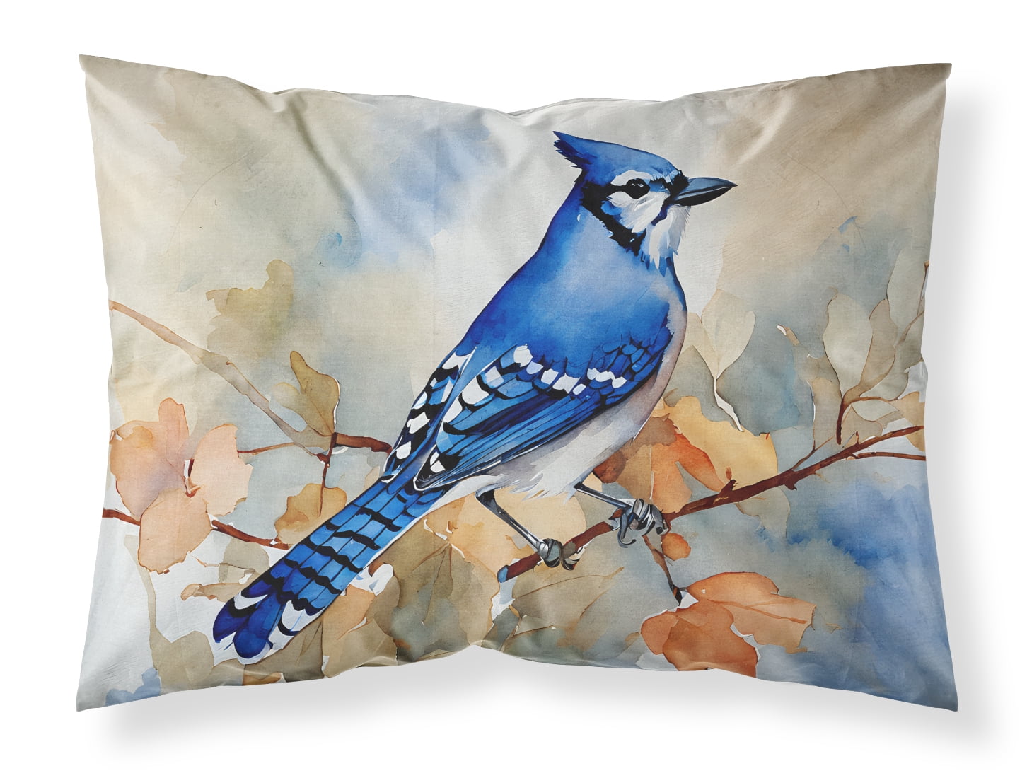 Carolines Treasures DAC3183PILLOWCASE 20.5 x 30 in. Unisex Blue Jay Standard Pillowcase