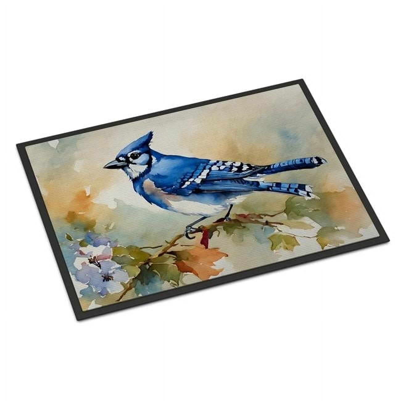 Carolines Treasures DAC3184JMAT 24 x 36 in. Unisex Blue Jay Doormat