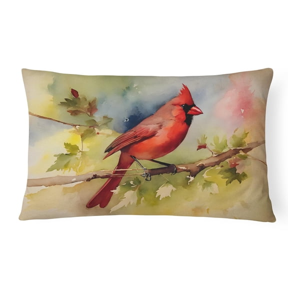 Cardinal Throw Pillow 12 in x 16 in