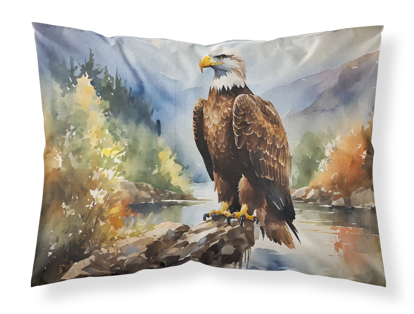 Carolines Treasures DAC3211PILLOWCASE 20.5 x 30 in. Unisex Eagle Standard Pillowcase