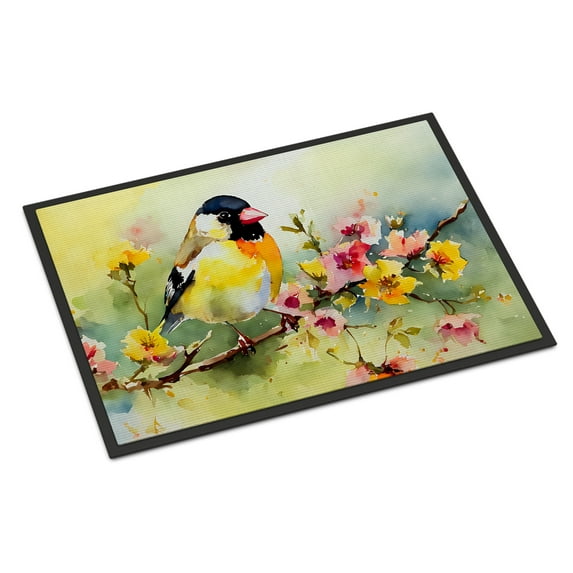 Carolines Treasures DAC3224MAT 18 x 27 in. Unisex Goldfinch Doormat