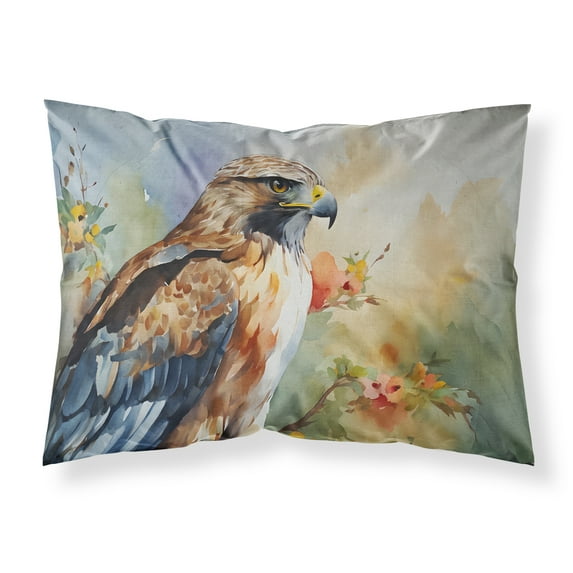 Carolines Treasures DAC3232PILLOWCASE 20.5 x 30 in. Unisex Hawk Standard Pillowcase