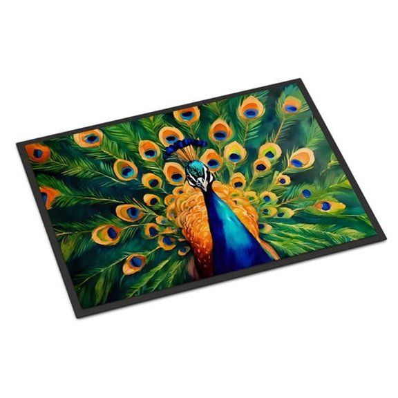 Peacock Doormat 27 in x 18 in