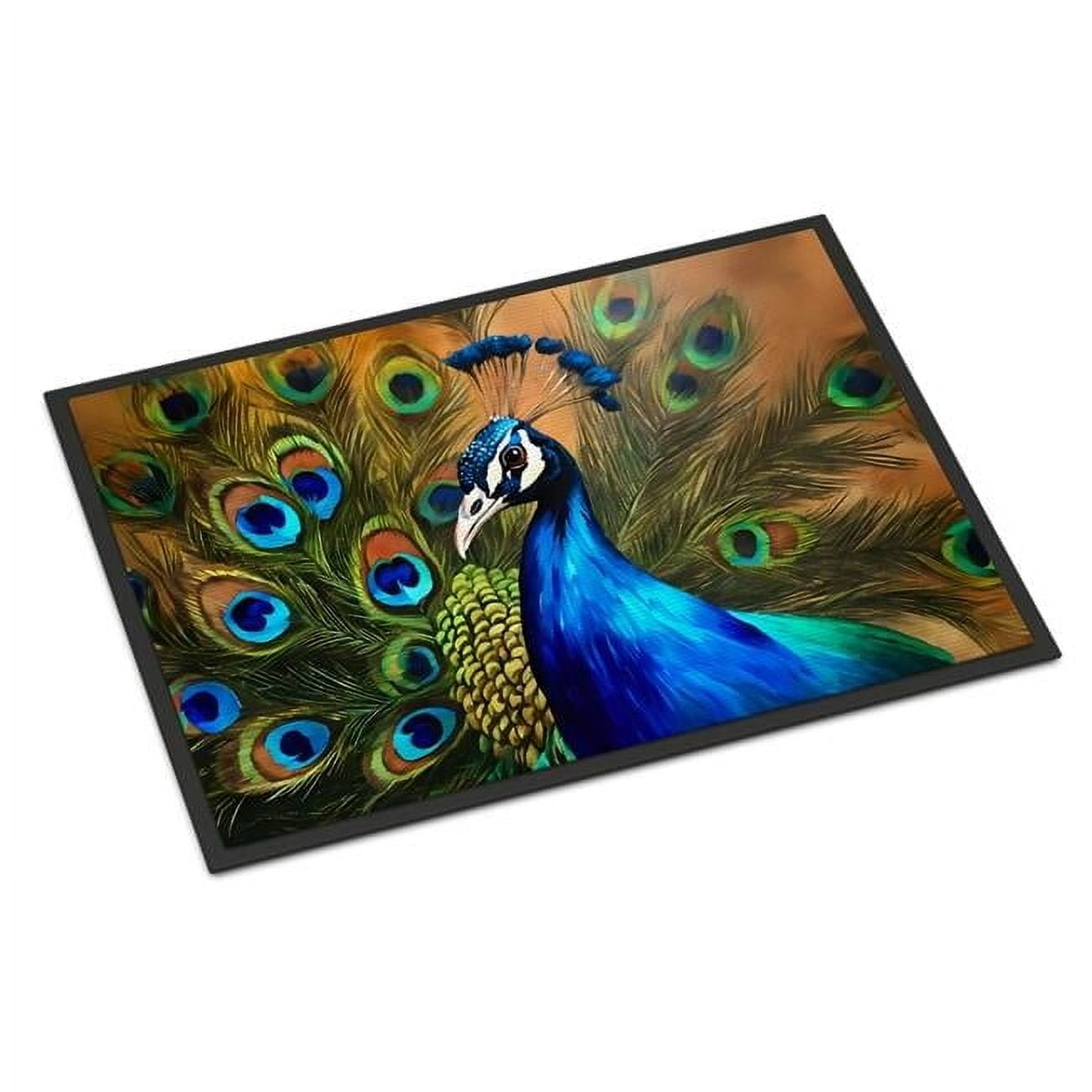 Carolines Treasures DAC3255MAT 18 x 27 in. Unisex Peacock Doormat