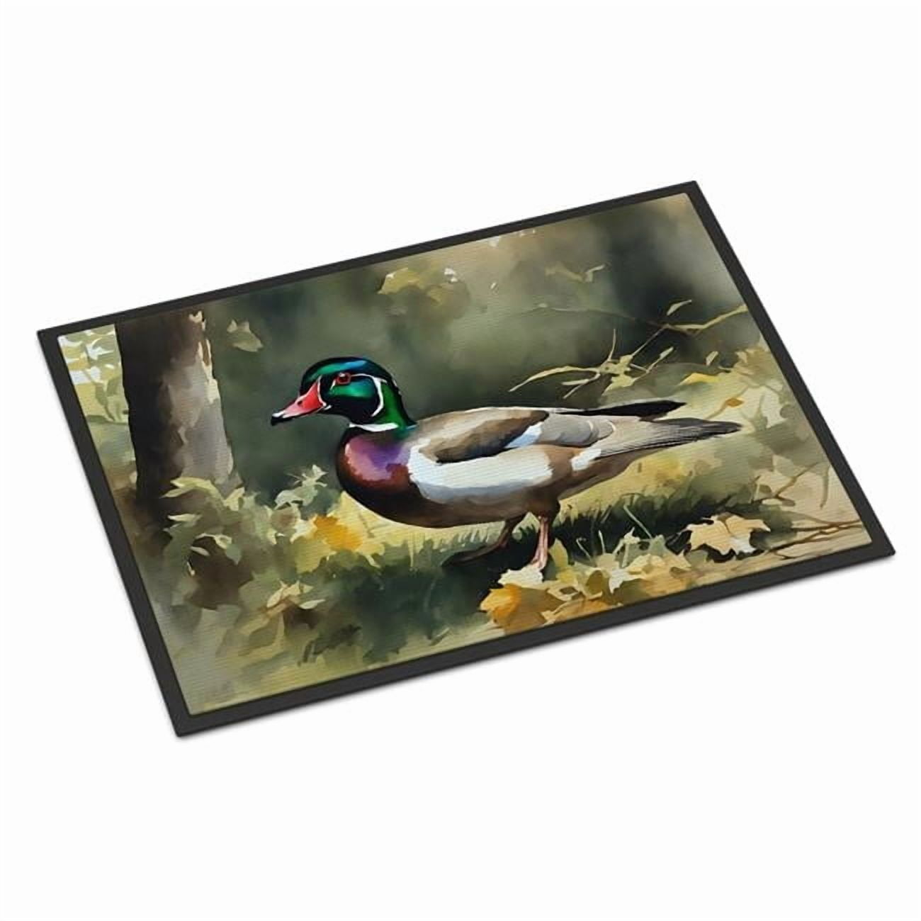 Carolines Treasures DAC3282MAT 18 x 27 in. Unisex Wood Duck Doormat