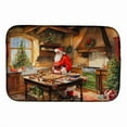 thumbnail image 1 of Carolines Treasures DAC3293DDM 21 x 14 in. Unisex Cookies with Santa Claus Father Christmas Dish Drying Mat, 1 of 5