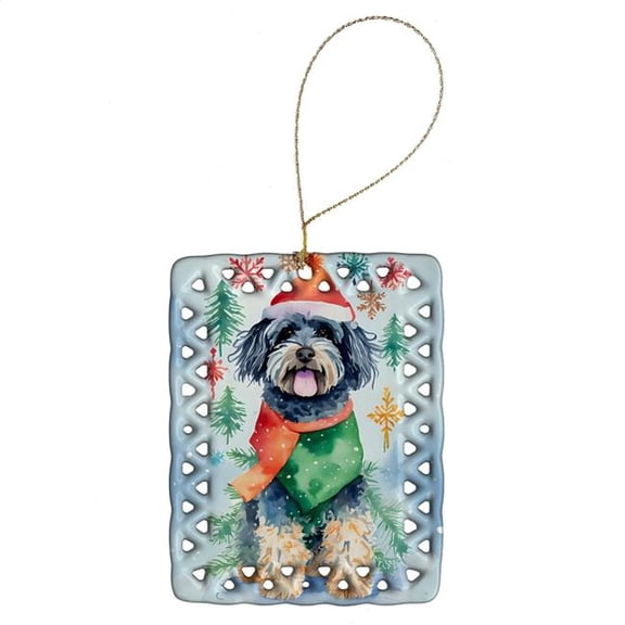 Carolines Treasures DAC3599CO2 3.4 x 2.6 in. Puli Christmas Porcelain Ornament