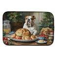 thumbnail image 1 of Carolines Treasures DAC3783DDM 21 x 14 in. Unisex English Bulldog Christmas Cookies Dish Drying Mat, 1 of 5