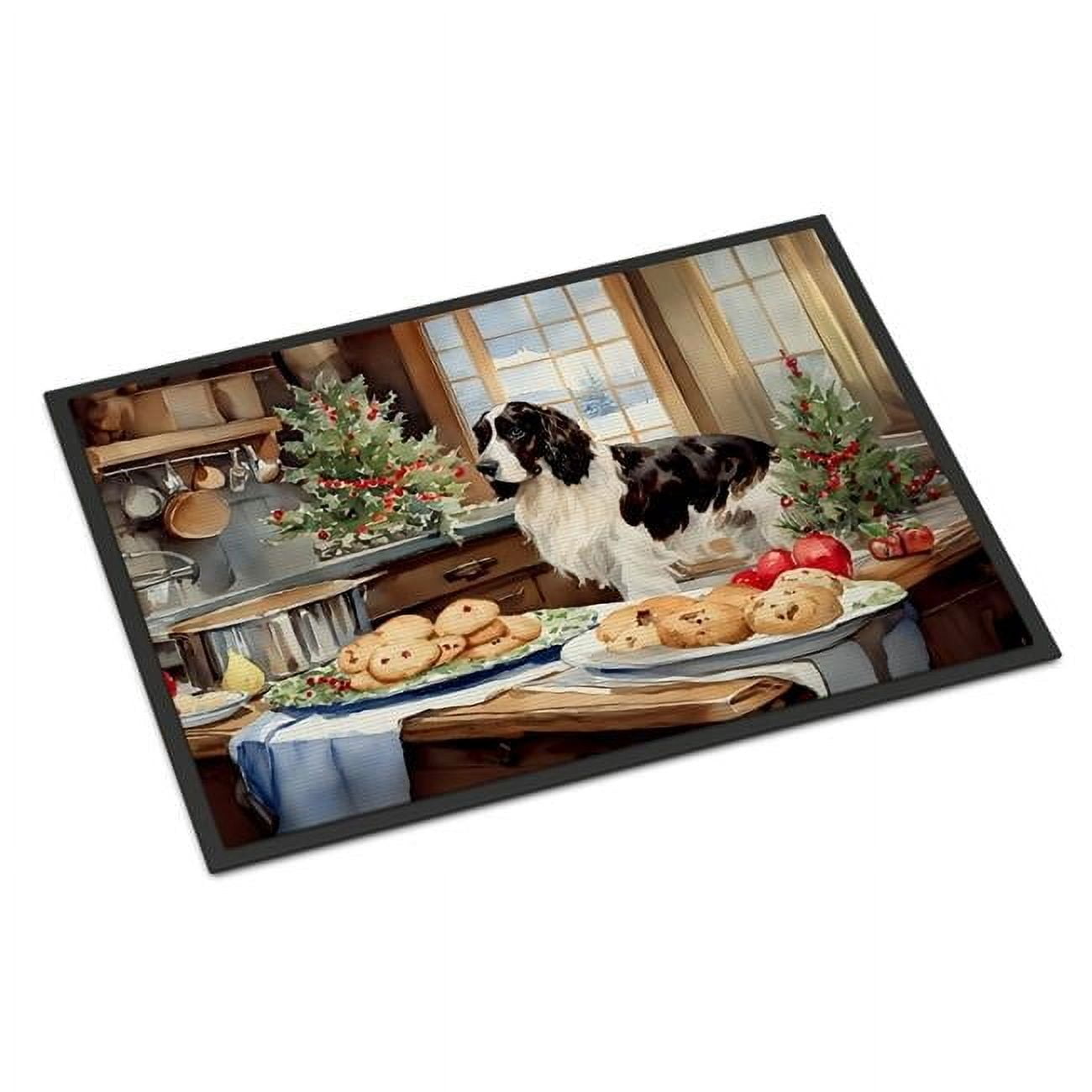 Carolines Treasures DAC3786MAT 18 x 27 in.  English Cocker Spaniel Christmas Cookies Doormat