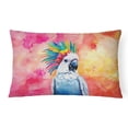 thumbnail image 1 of Carolines Treasures DAC3972PW1216 16 x 12 in. Unisex Hippie Animal Cockatoo Polyester Fabric Throw Pillow, 1 of 4