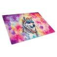 thumbnail image 1 of Carolines Treasures DAC4051LCB 15 x 12 in. Hippie Animal Wolf Glass Cutting Board, 1 of 5