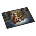 thumbnail image 1 of Carolines Treasures DAC4063JMAT 24 x 36 in. Unisex Basset Hound & Santa Claus Doormat, 1 of 5