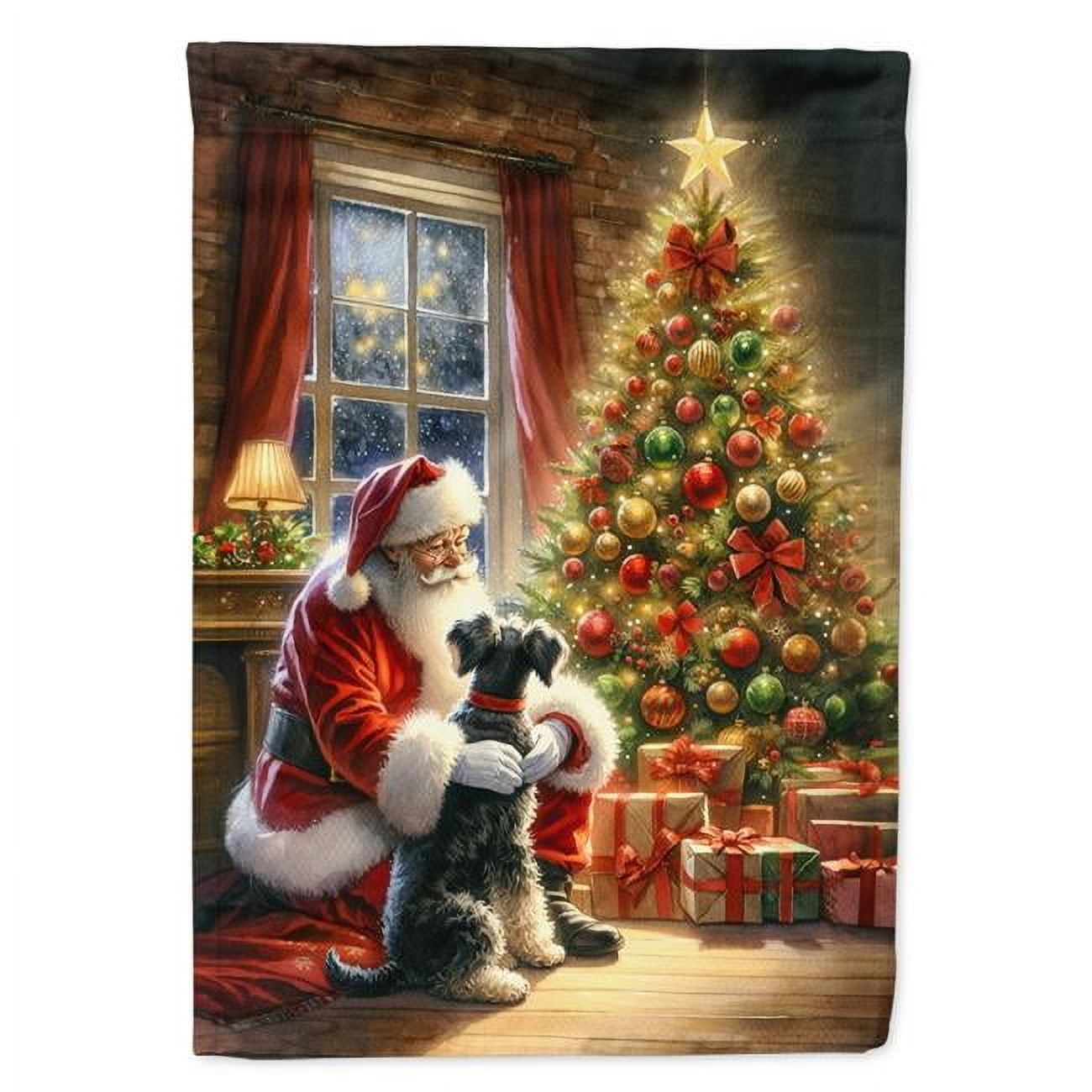 Bandiera Da Giardino Schnauzer Double Sided – Poliestere, 27,9 X 38,1 Cm, Resistente Alle Intemperie