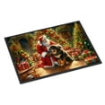 thumbnail image 1 of Carolines Treasures DAC4161JMAT 24 x 36 in. Unisex Tibetan Mastiff & Santa Claus Doormat, 1 of 5