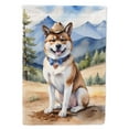 thumbnail image 1 of Akita Cowboy Welcome Garden Flag, 1 of 5