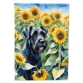 thumbnail image 1 of Giant Schnauzer in Sunflowers House Flag, 1 of 7