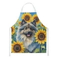 thumbnail image 1 of Carolines Treasures DAC6105APRON 30 x 27 in. Keeshond in Sunflowers Apron, 1 of 5