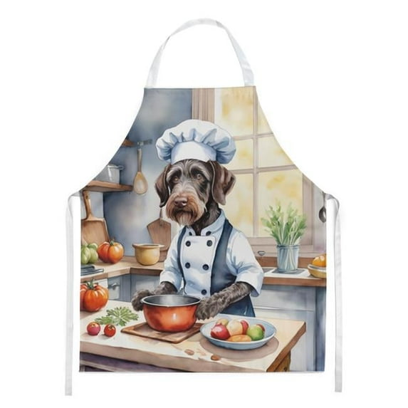 Carolines Treasures DAC6255APRON 30 x 27 in. German Wirehaired Pointer The Chef Apron