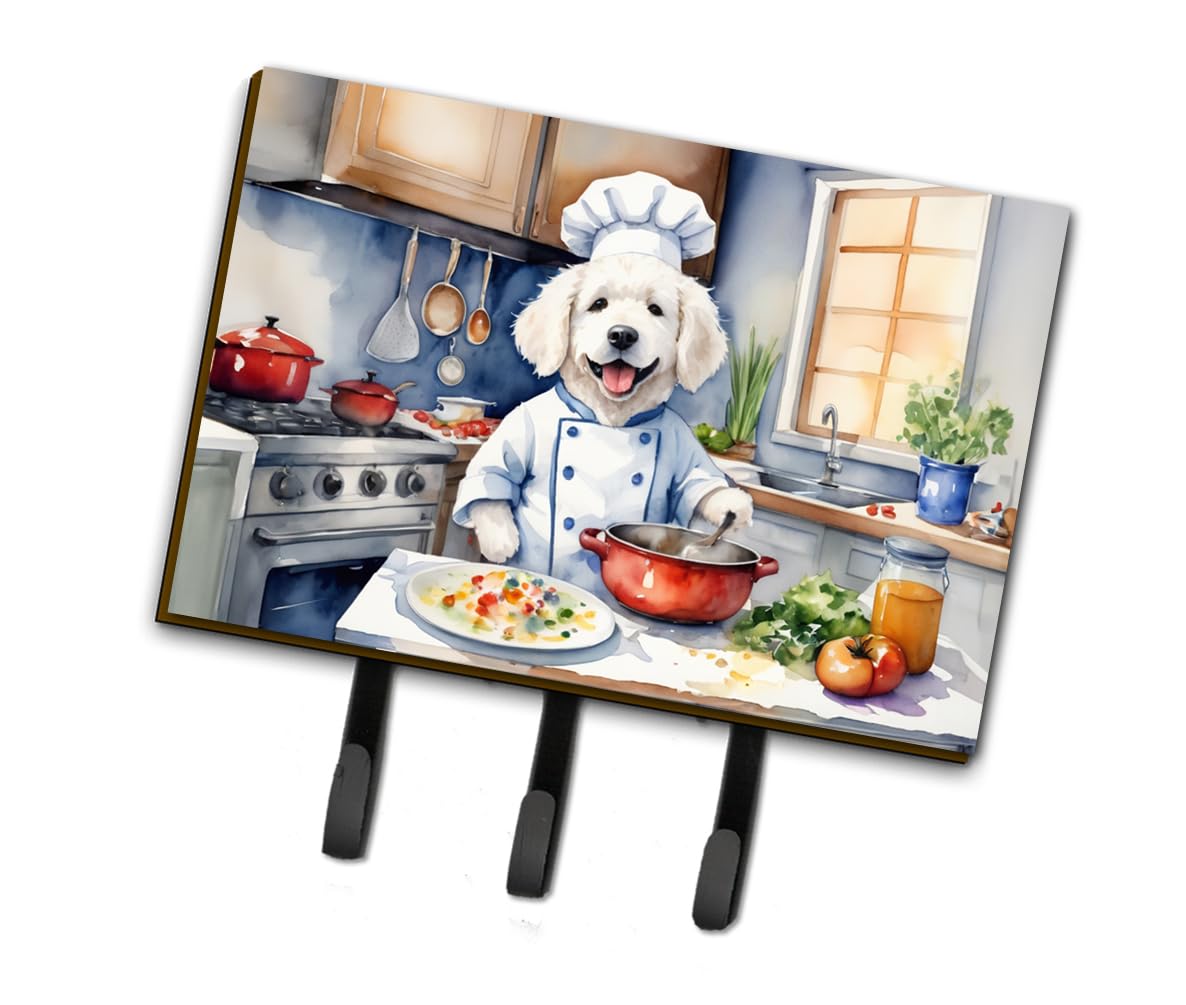 Kuvasz The Chef Leash or Key Holder 6 in x 9 in