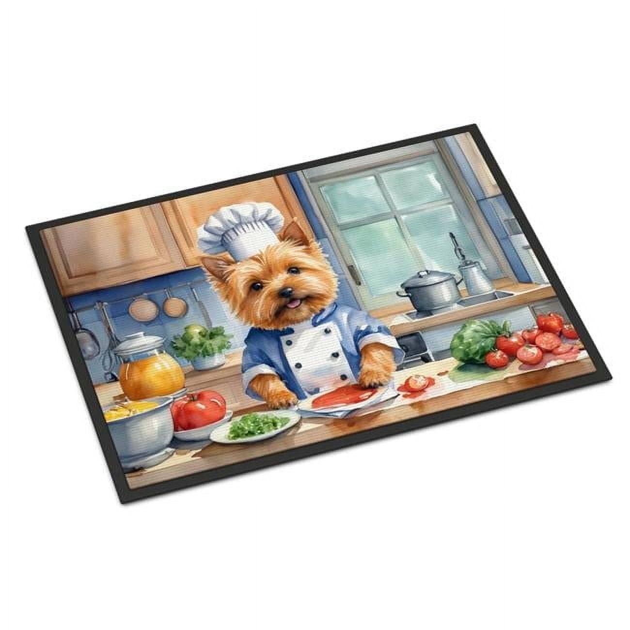 Carolines Treasures DAC6292JMAT 24 x 36 in. Norwich Terrier The Chef Doormat