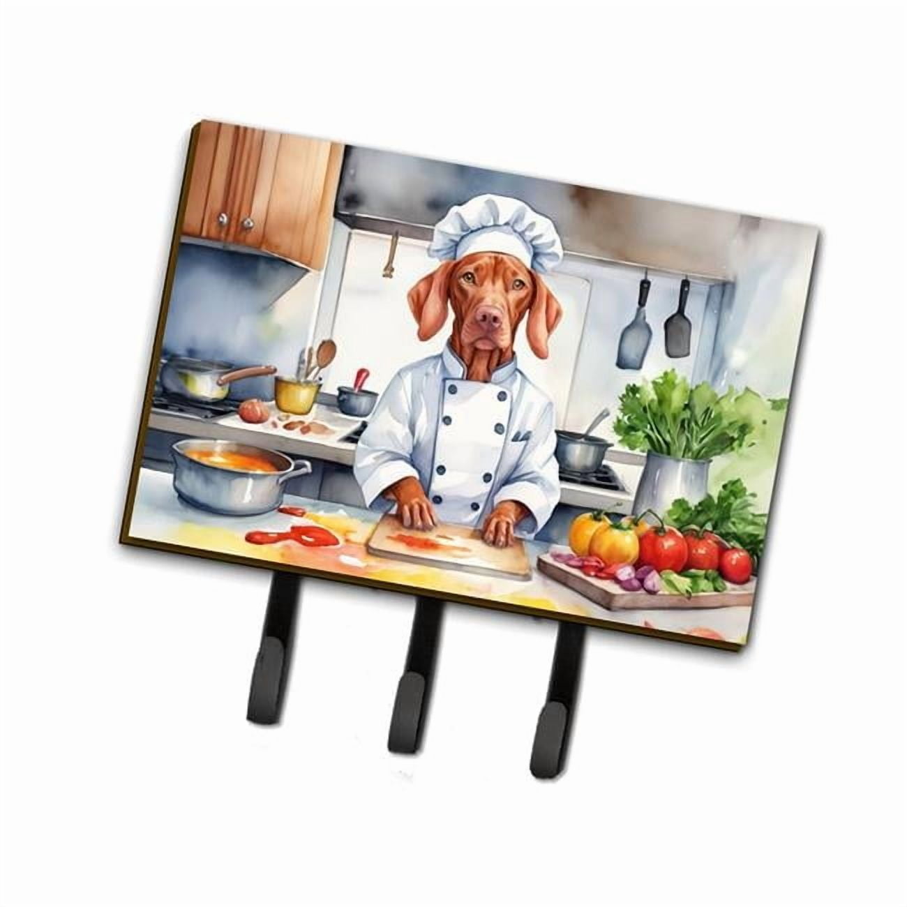 Vizsla The Chef Leash or Key Holder 6 in x 9 in