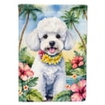 thumbnail image 1 of Bichon Frise Luau House Flag, 1 of 5