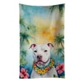 thumbnail image 1 of Carolines Treasures DAC6489KTWL 25 x 15 in. Pit Bull Terrier Luau Kitchen Towel, 1 of 5