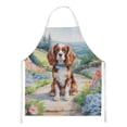 thumbnail image 1 of Carolines Treasures DAC6593APRON 30 x 27 in. Cavalier Spaniel Spring Path Apron, 1 of 5