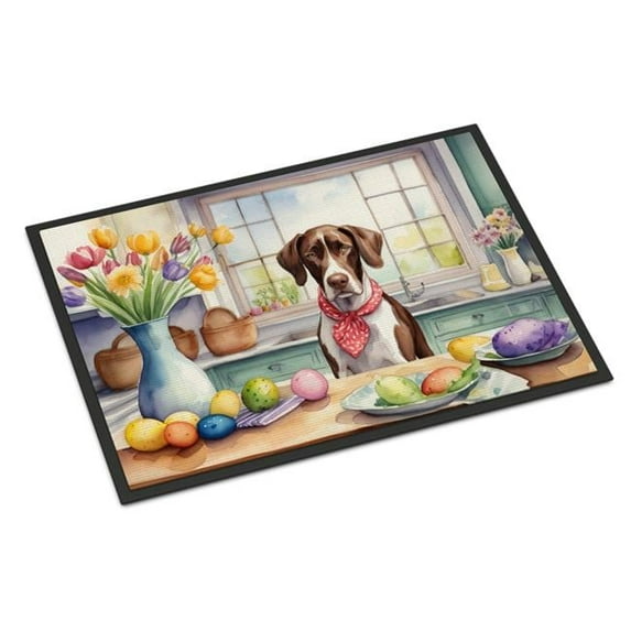 Decorating Easter Pointer Doormat 27 in x 18 in
