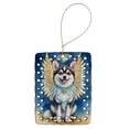 thumbnail image 1 of Carolines Treasures DAC6928CO2 3.4 x 2.6 in. Alaskan Klee Kai My Angel Porcelain Ornament, 1 of 3