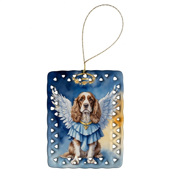 Carolines Treasures DAC6981CO2 3.4 x 2.6 in. Cocker Spaniel My Angel Porcelain Ornament