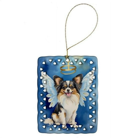 Carolines Treasures DAC7047CO2 3.4 x 2.6 in. Papillon My Angel Porcelain Ornament