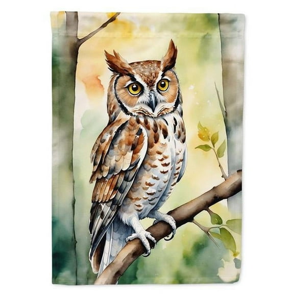Carolines Treasures DAC7456GF 15.5 x 11.25 in. Eastern Screech Owl Garden Flag