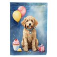thumbnail image 1 of Carolines Treasures DAC7955GF 15.5 x 11.25 in. Goldendoodle Happy Birthday Garden Flag, 1 of 1