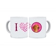 thumbnail image 1 of Carolines Treasures  Dachshund Dishwasher Safe Microwavable Ceramic Coffee Mug - Pink - Large, 1 of 1