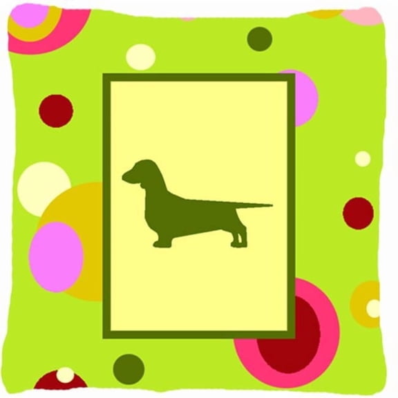 Carolines Treasures Dachshund Fabric Decorative Pillow