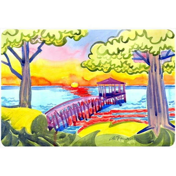 Carolines Treasures  Dock At The Pier Mouse Pad