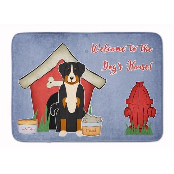 Carolines Treasures  Dog House Appenzeller Sennenhund Machine Washable Memory Foam Mat