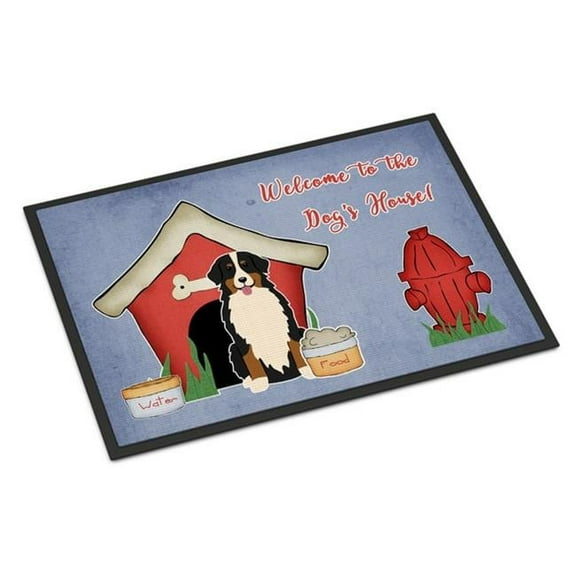 Carolines Treasures  Dog House Collection Bernese Mountain Dog Indoor or Outdoor Mat