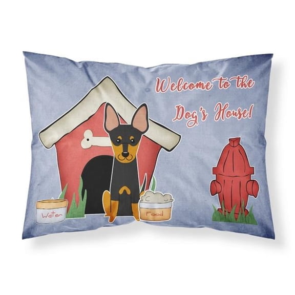 Carolines Treasures Dog House Collection English Toy Terrier Fabric Standard Pillowcase