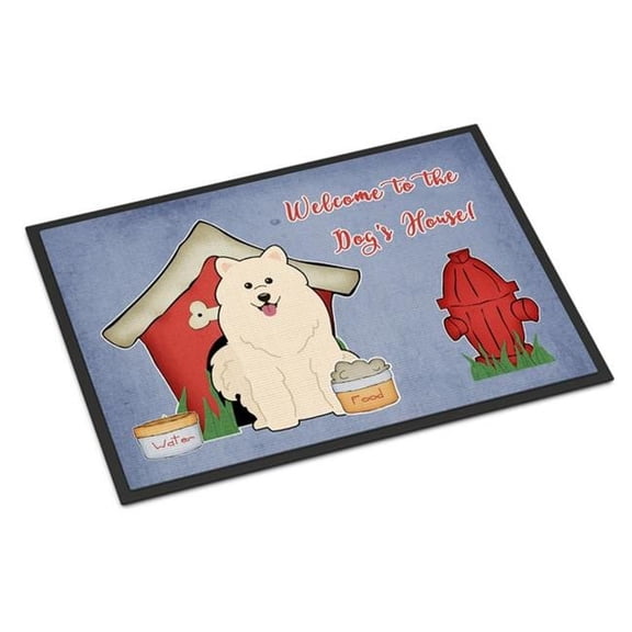 Carolines Treasures Dog House Collection Samoyed Indoor or Outdoor Mat