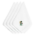 thumbnail image 1 of Carolines Treasures EMBT2074NPKE Christmas Snowman Embroidered Napkins Set of 4 20 x 20 multicolor, 1 of 1