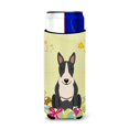 thumbnail image 1 of Carolines Treasures  Easter Eggs Bull Terrier Black White Michelob Ultra Hugger for Slim Cans, 1 of 3